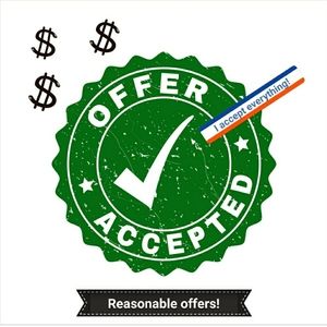 I ACCEPT ALL REASONABLE OFFERS !!!!